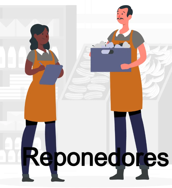 Reponedores de sala